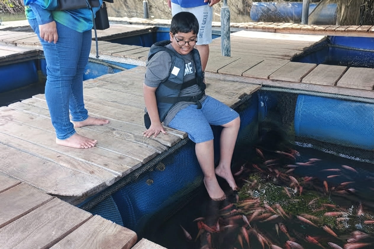 Bentota madu River fish therapy